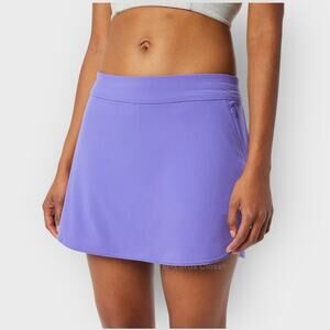 Outdoor Voices Skort Small Purple Built In Shorts Tennis Athletic
